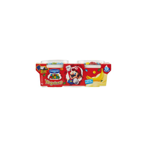 Yogurt Danone Yogoloso Alla Banana Super Mario G X