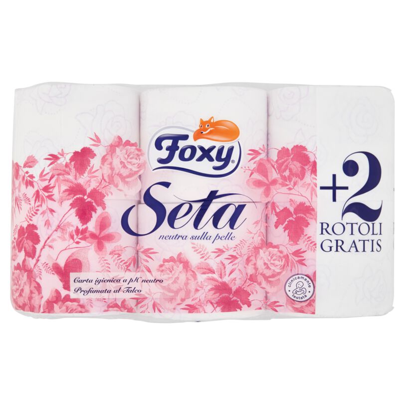 Carta Igienica Foxy Seta X4+2