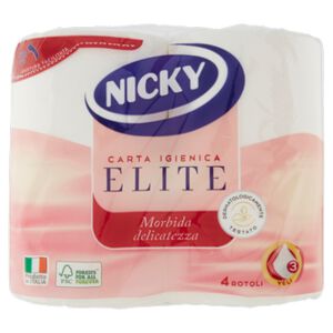 Carta Igienica Nicky X4 Elite 3 Veli