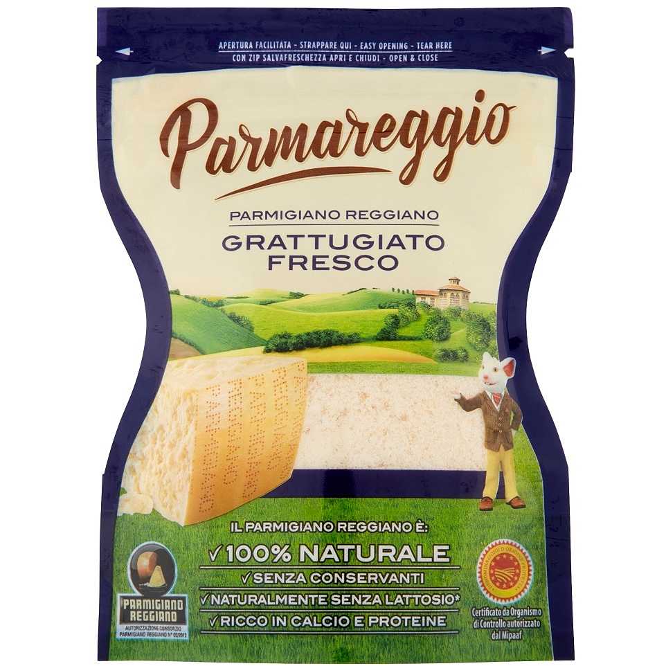 Parmigiano Reggiano Parmareggio Grattugiato Gr 60