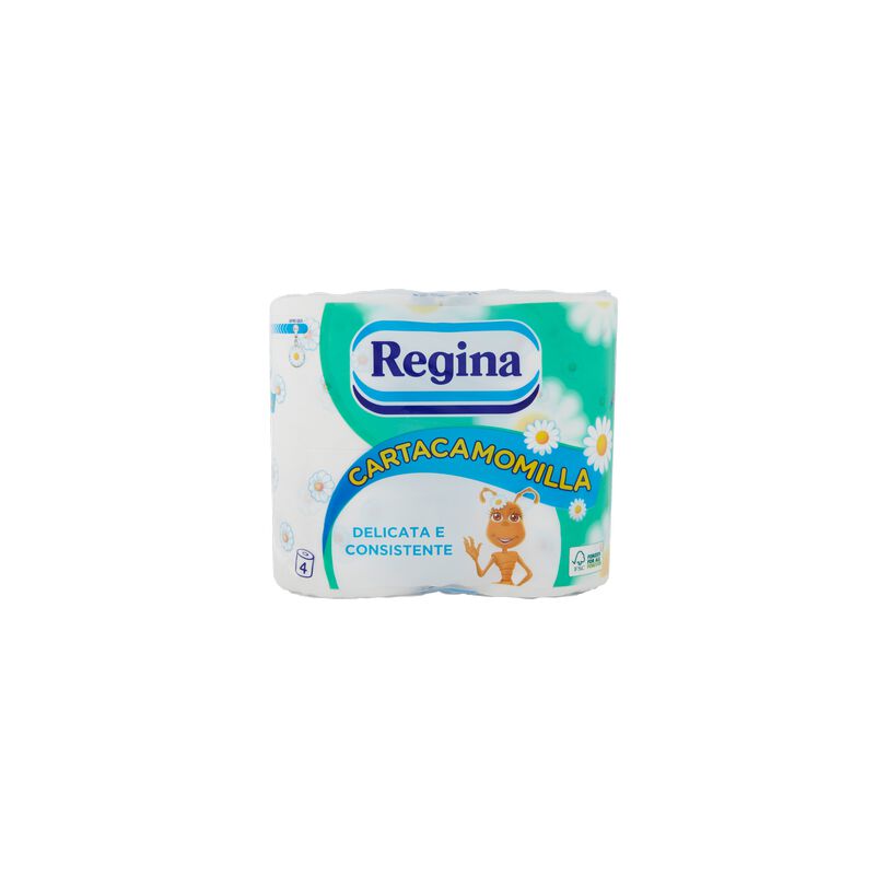 Regina Carta Igienica X4 Camomilla