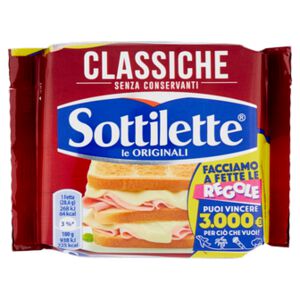 Salumi, formaggi e uova Formaggi sottilette e altre fette