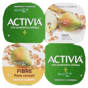 Yogurt Danone Activia Zero Bianco G 125x4